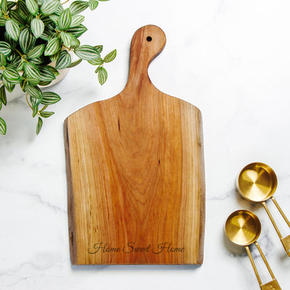 Live Edge Artisan Cherry Wood Serving Board