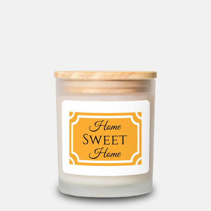 Hand-Poured Frosted Glass Candle | Closing Gift | 11 oz